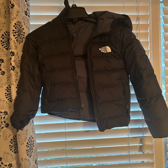 The North Face Kids Reversible Perrito Hooded Puffer Jacket - Picture 1 of 3